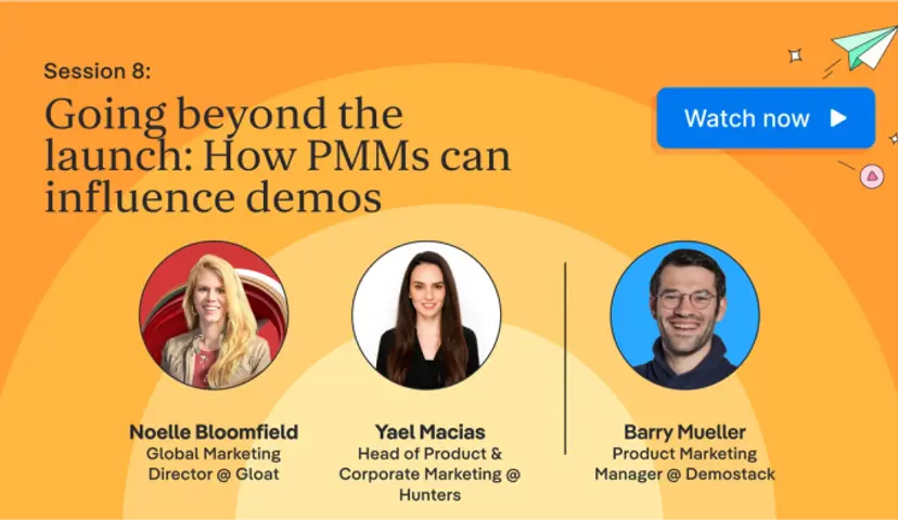 Product marketing's role in product demos