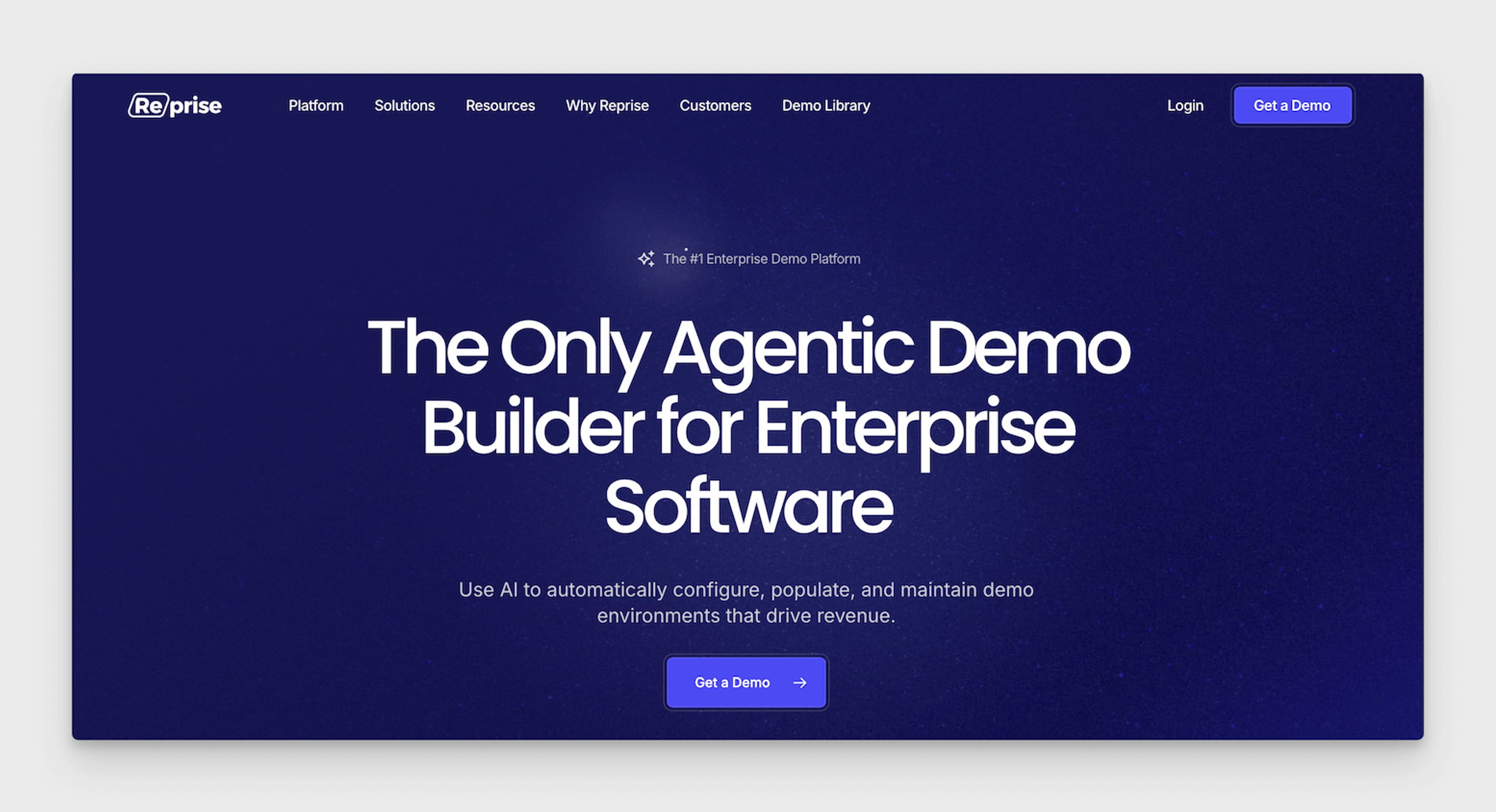Reprise - Best Interactive Demo Software Solutions