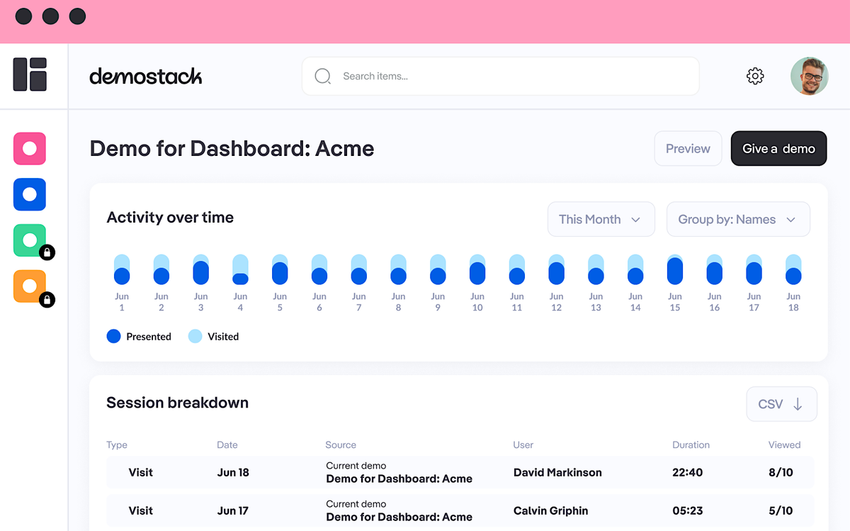 Demostack AI Tool for Sales