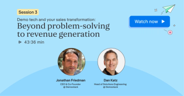 Event image for session three with event title and speaker names